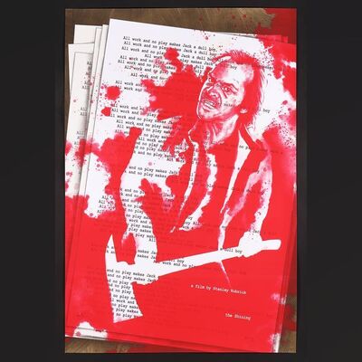 Lot #523 - THE SHINING (1980) - Signed and Hand-Numbered Artist Proof Limited Edition Print by Neil Davies, 2020