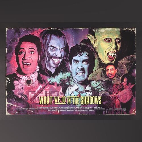 Lot #533 - WHAT WE DO IN THE SHADOWS (2014) - Hand-Numbered Limited Edition Artist Proof Print by Graham Humphreys, 2015