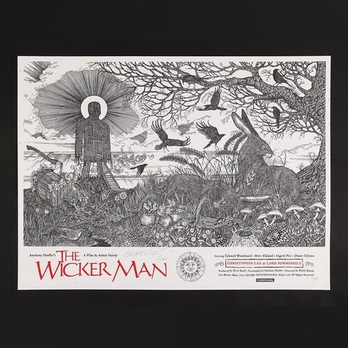Lot #536 - THE WICKER MAN (1973) - Britt Ekland Autographed Limited Edition Print by Sin-Eater, 2018