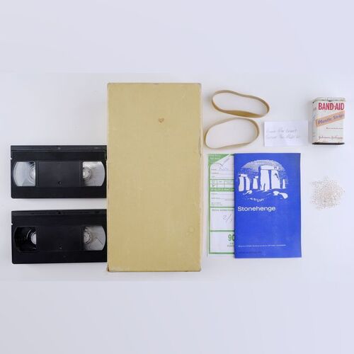 Lot # 2: Gene Takavic (as played by Bob Odenkirk) Shoebox of "Diamonds" and Mementos