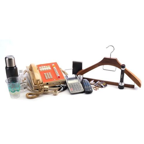 Lot # 12: Jimmy McGill (as played by Bob Odenkirk) Nail Salon Office Items with Land Line Phone