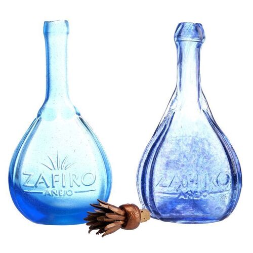Lot # 26: Zafiro Anejo Prototype Tequila Bottles with Cap