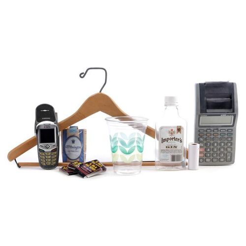 Lot # 29: Jimmy McGill (as played by Bob Odenkirk) Nail Salon Office Items