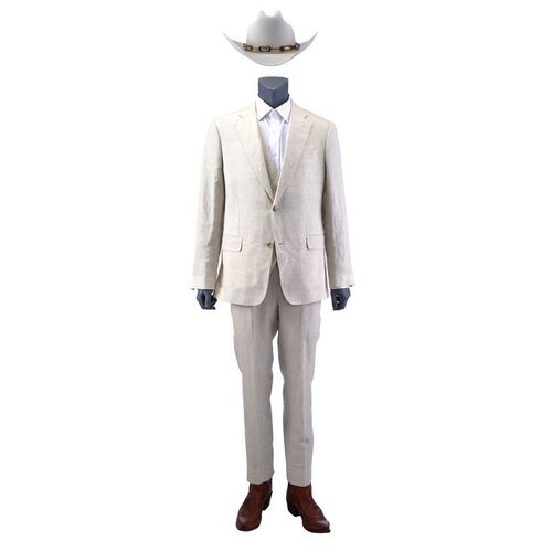 Lot # 37: Jimmy McGill Back-up Amarillo Suit with Cowboy Hat