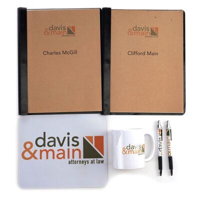 Lot # 38: Charles McGill (as played by Michael McKean) and Clifford Main (as played by Ed Begley Jr.) Legal Papers with Accessories