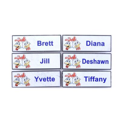 Lot # 60: Los Pollos Hermanos Employee Name Tags