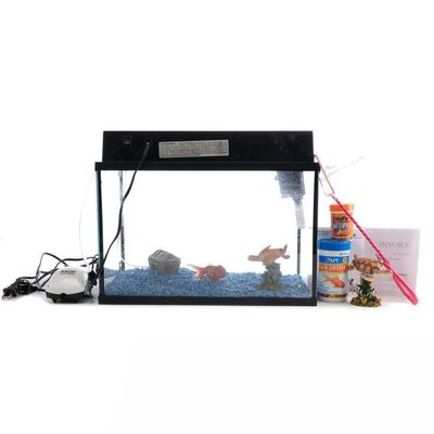 Lot # 64: Jimmy McGill (as played by Bob Odenkirk) Fish Tank with Pet Hospital Invoice