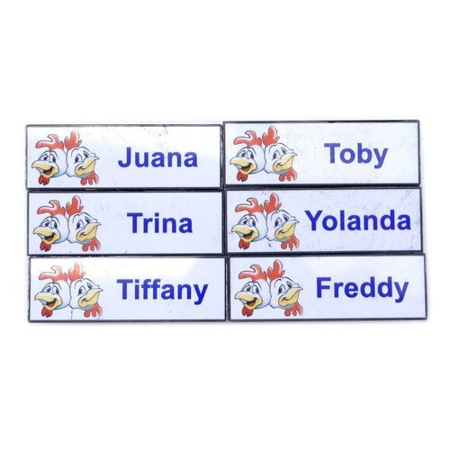 Lot # 87: Los Pollos Hermanos Employee Name Tags
