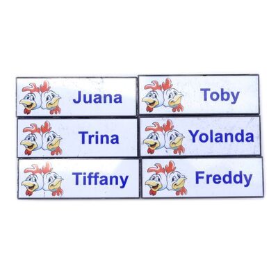 Lot # 87: Los Pollos Hermanos Employee Name Tags