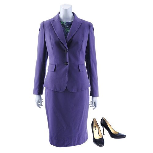 Lot # 90: Kim Wexler (Rhea Seehorn) Classic Blue Courtroom Suit