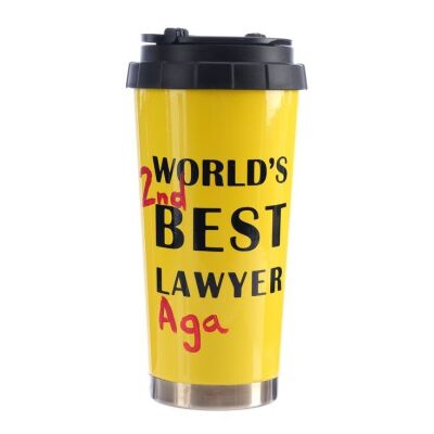 Lot # 93: Jimmy McGill (as played by Bob Odenkirk) World's 2nd Best Lawyer "Aga" Mug