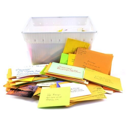 Lot # 126: Huell Babineaux Fan Letters and Postal Bin