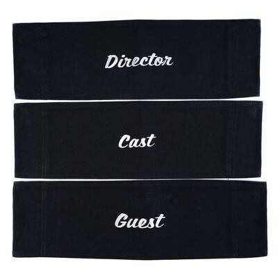 Lot # 133: Better Call Saul Production Chairbacks