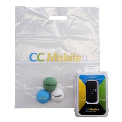 Lot # 134: CC Mobile Phone, Stress Balls, and Bag 02