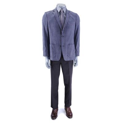 Lot # 140: Gus Fring (as played by Giancarlo Esposito) Gray Suit