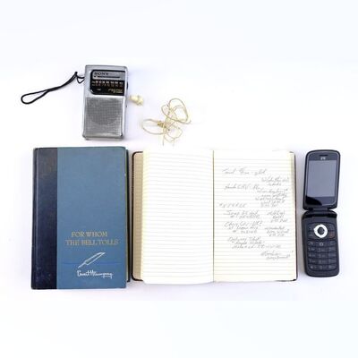 Lot # 141: Mike Ehrmantraut (as played by Jonathan Banks) Journal, Book, and Radio