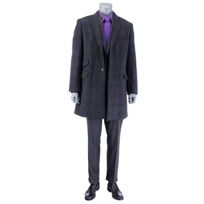 Lot # 142: Gus Fring (as played by Giancarlo Esposito) Black and Purple Suit