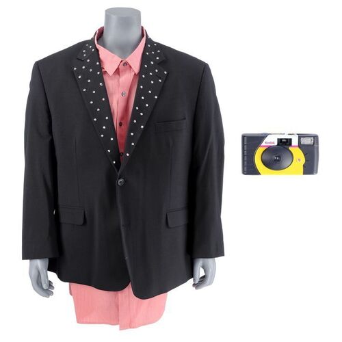 Lot # 173: Huell Babineaux (as played by Lavell Crawford) Outfit Components with Camera to Jimmy and Kim's Wedding
