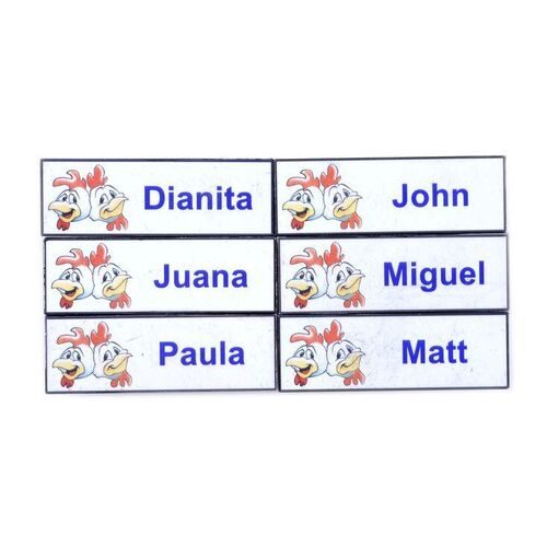 Lot # 175: Los Pollos Hermanos Employee Name Tags
