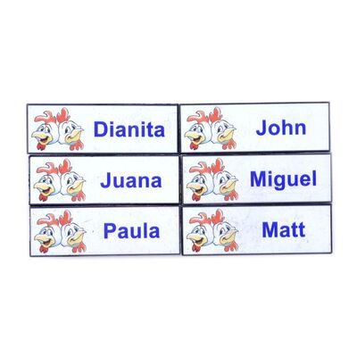 Lot # 175: Los Pollos Hermanos Employee Name Tags