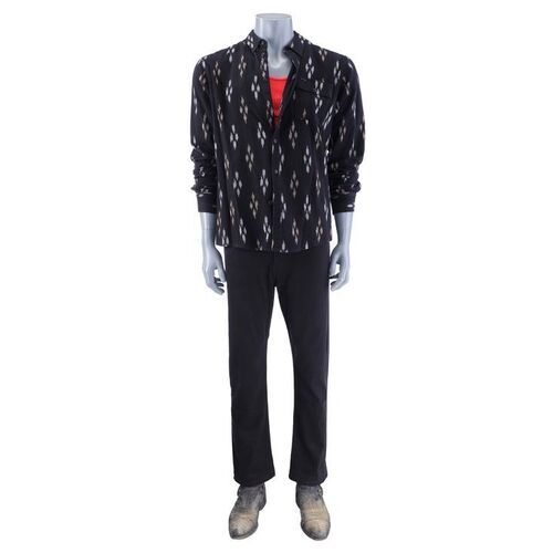 Lot # 177: Nacho Varga (as played by Michael Mando) Diamond Patterned Shirt and Pants