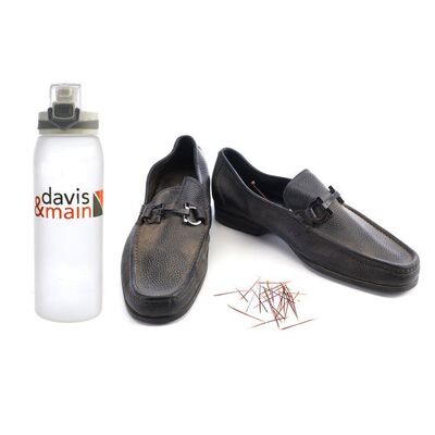 Lot # 181: Saul Goodman (as played by Bob Odenkirk) Desert Shoes with Cactus Needles and Davis & Main Water Bottle