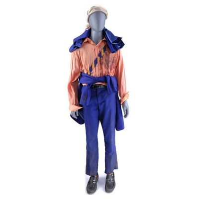 Lot # 183: Saul Goodman (as played by Bob Odenkirk) Distressed Desert Suit with Clean Shoes