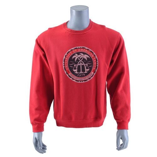 Lot # 186: Jimmy McGill (as played by Bob Odenkirk) University of American Samoa Law School Sweatshirt Prototype in Red