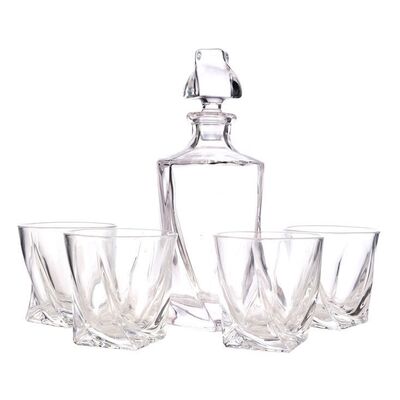 Lot # 197: Lalo Salamanca (as played by Tony Dalton) Decanter and Glasses