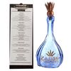 Lot # 207: Zafiro Anejo Tequila Bottle with Cap and Cobre Vista Country Club Menu