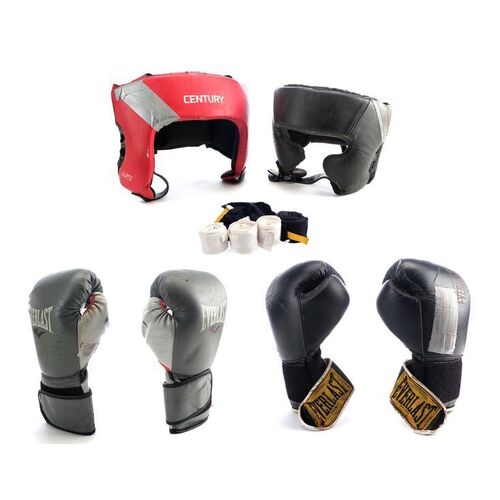 Lot # 228: Saul Goodman vs Howard Hamlin Stunt Boxing Match Equipment