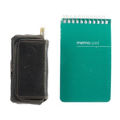 Lot # 234: Steven Gomez (as played by Steven Michael Quezada) Phone and Notepad