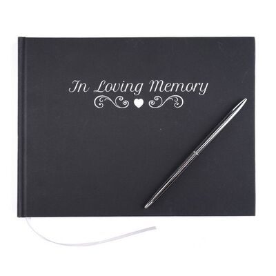 Lot # 247: Guest Book for Howard Hamlin (as played by Patrick Fabian) Memorial Service