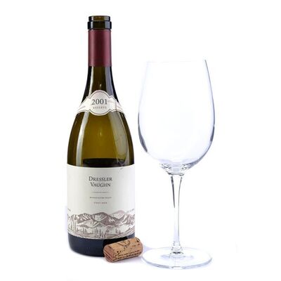 Lot # 249: Gus Fring (as played by Giancarlo Esposito) Expensive Fine Wine and Wine Glass