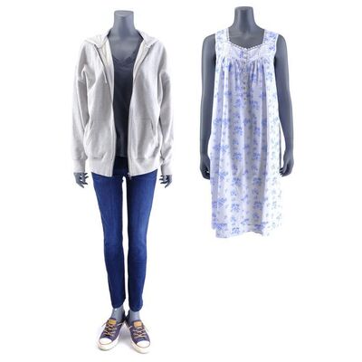 Lot # 255: Kim Wexler (as played by Rhea Seehorn) Condo Outfit and Nightgown
