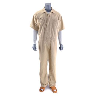 Lot # 289: Saul Goodman (as played by Bob Odenkirk) Beige Prison Jumpsuit