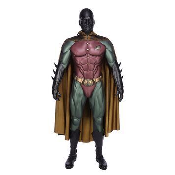 Lot # 70 : BATMAN FOREVER (1995) - Robin's (Chris Costume Display Comprised Original and Replica