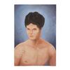 Lot # 84 : BOOGIE NIGHTS (1997) - Hand-painted Portrait of Dirk Diggler (Mark Wahlberg)