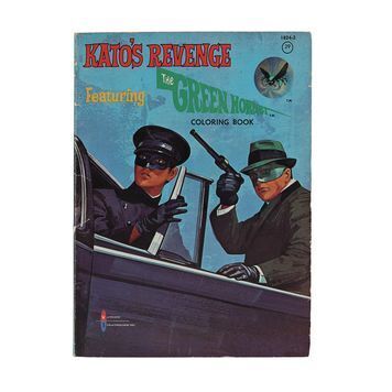 Lot # 95 : GREEN HORNET, THE (T.V. SERIES, 1966-1967) - "Kato's Revenge" Colouring Book Autographed by Bruce Lee