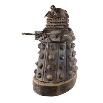 Lot # 123 : DOCTOR WHO (T.V. SERIES, 2005 - PRESENT) - BBC Children In Need Collection: Full-Size Battle-damaged New Paradigm Strategist Dalek