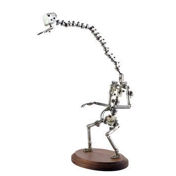 Lot # 132 : EVIL DEAD II (1987) - Stop-Motion Henrietta Knowby (Lou Hancock) Long Neck Armature