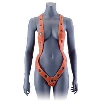 Lot # 138 : FIFTH ELEMENT, THE (1997) - Leeloo's (Milla Jovovich) Orange Suspenders