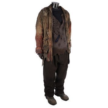 Lot # 157 : FREDDY VS. JASON (2003) - Mario Kirner Collection: Jason Voorhees' (Ken Kirzinger) Screen-matched Costume and Autographed Padded Undersuit