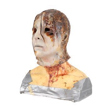 Lot # 173 : HALLOWEEN: RESURRECTION (2002) - Michael Myers' (Brad Loree) Burnt Axe Attack Mask