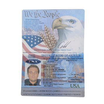 Lot # 200 : INCEPTION (2010) - Cobb's (Leonardo DiCaprio) Passport