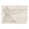 Lot # 203 : INDIANA JONES AND THE RAIDERS OF THE LOST ARK (1981) - Hand-drawn Angel of the Ark of the Covenant Pencil Production Illustration