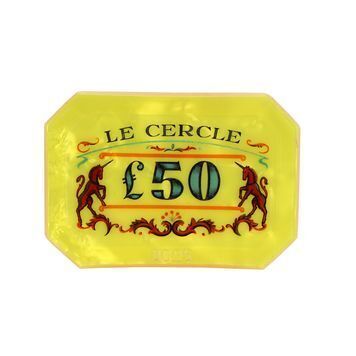 Lot # 207 : JAMES BOND: DR. NO (1962) - &Acirc;&pound;50 Le Cercle Casino Plaque