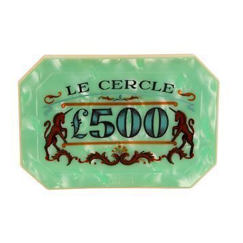 Lot # 209 : JAMES BOND: DR. NO (1962) - &Acirc;&pound;500 Le Cercle Casino Plaque