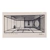 Lot # 210 : JAMES BOND: DIAMONDS ARE FOREVER (1971) - Original Ken Adam Pre-credit Sequence Production Design Autographed by Adam