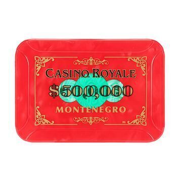 Lot # 231 : JAMES BOND: CASINO ROYALE (2006) - $500,000 Gaming Plaque